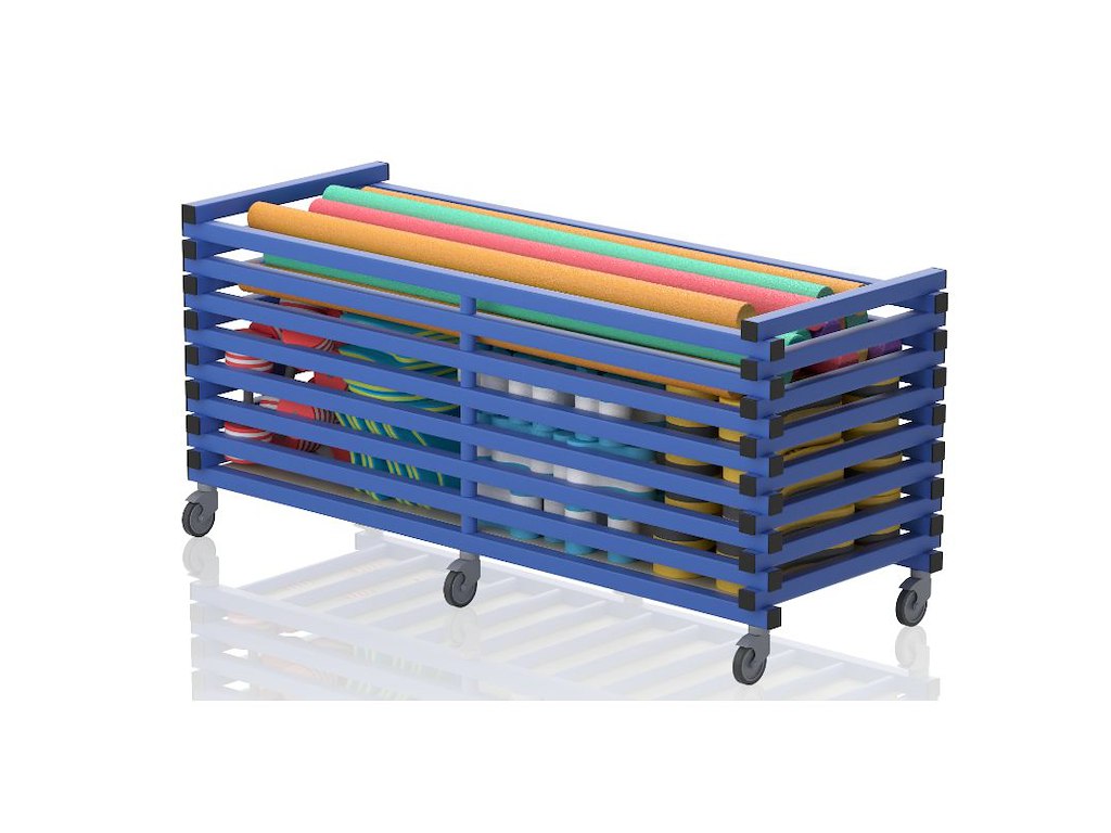 Vogn m/u låg 190 x 70 x 84 cm | T(S)2000 | Vendiplas