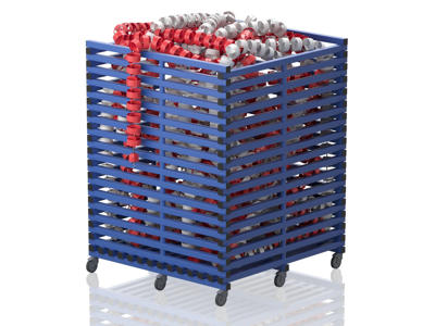 Vogn t/50 m banetove 120 x 120 x 150 cm | RCL(25) | Vendiplas