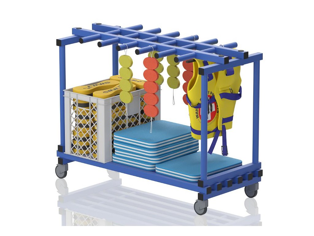 Vogn m/bøjler 137 x 60 x 105 cm | MPLA | Vendiplas