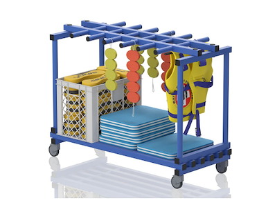 Vogn m/bøjler 137 x 60 x 105 cm | MPLA | Vendiplas