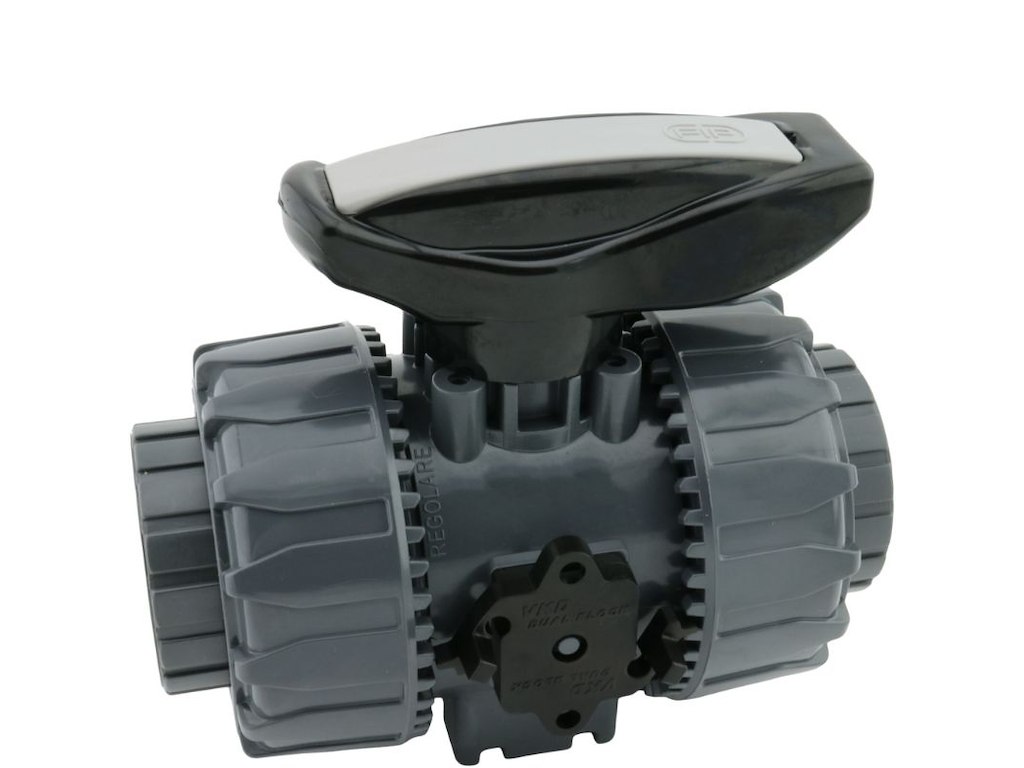 PVC Kugleventil, Type VKD, PTFE/EPDM