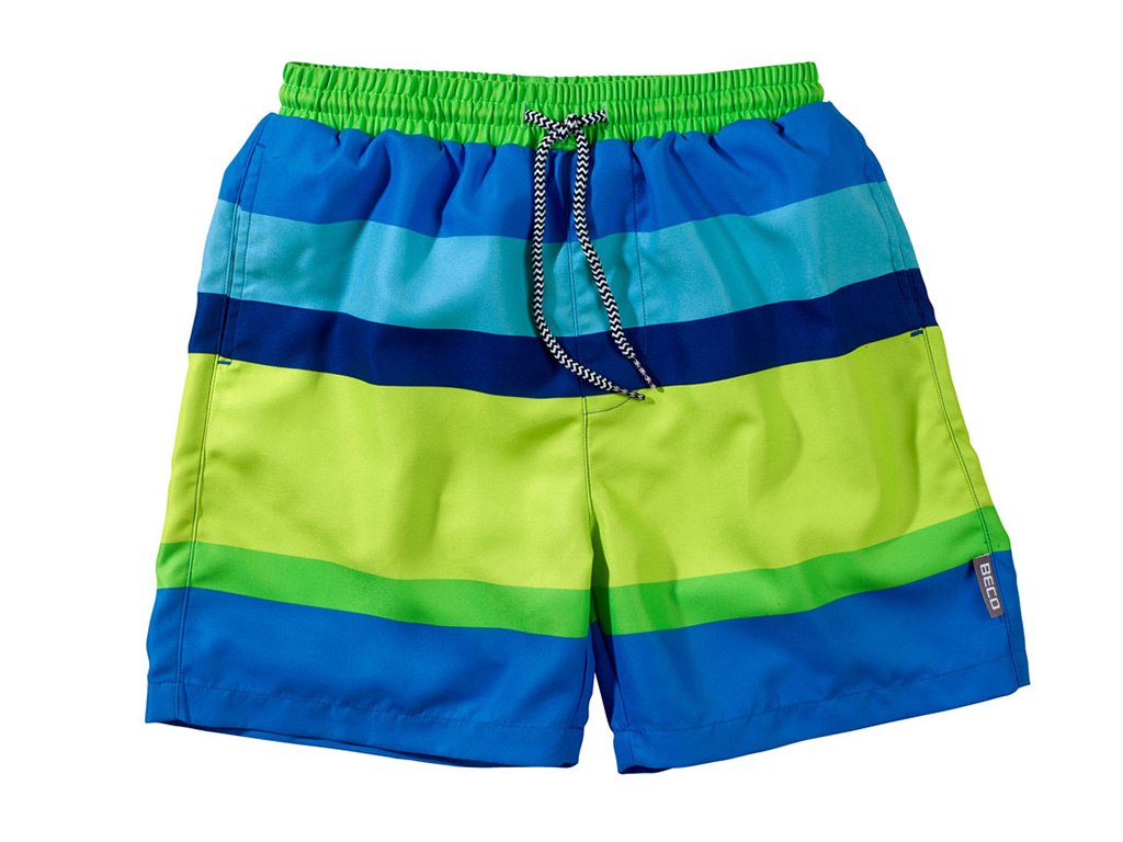 Badeshorts til drenge | Kids Barcelona Stripes | Classic | BECO