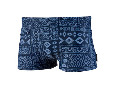 Badebukser t/mænd | Mørkeblå m/print | BECO