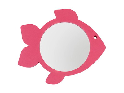 Spejl i skum Pink & hvid fisk | Splash About