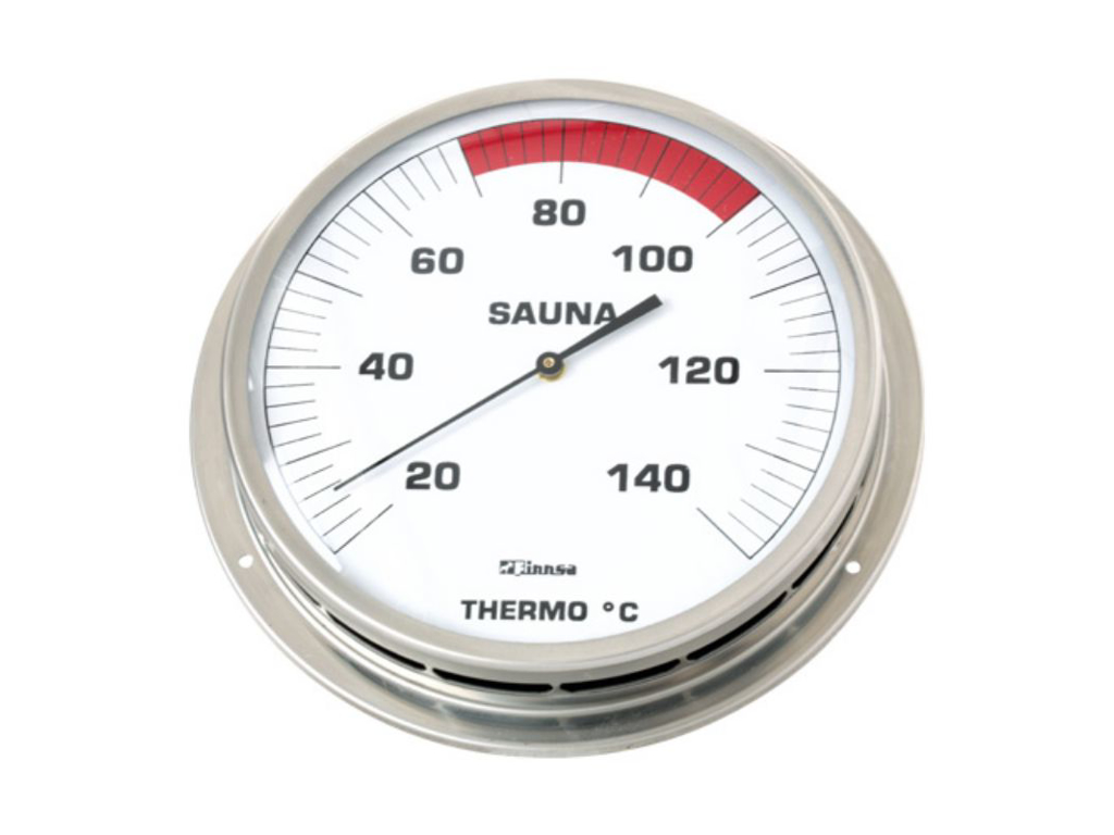 Sauna termometer | m/flange | Classic | Finnsa