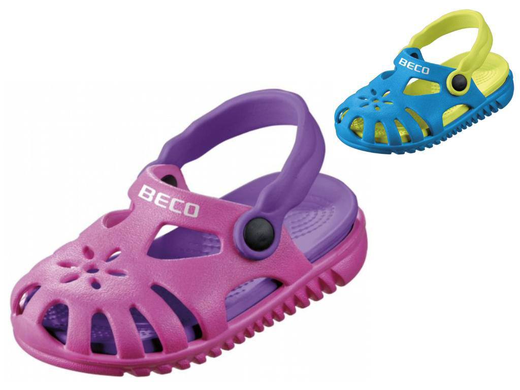 Badesandaler t/børn | M/hælstrop | BECO