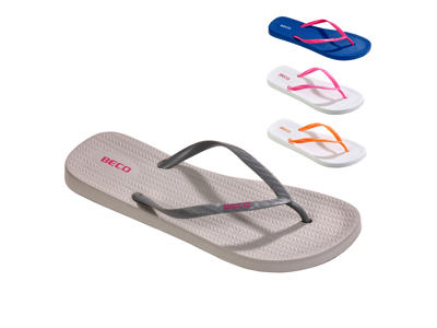 Badesandaler t/damer | M/tårem | Str. 36-42 | BECO