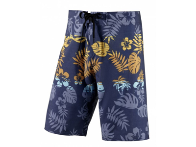Boardshorts t/mænd | Mørkeblå m/Hawaii-print | BECO