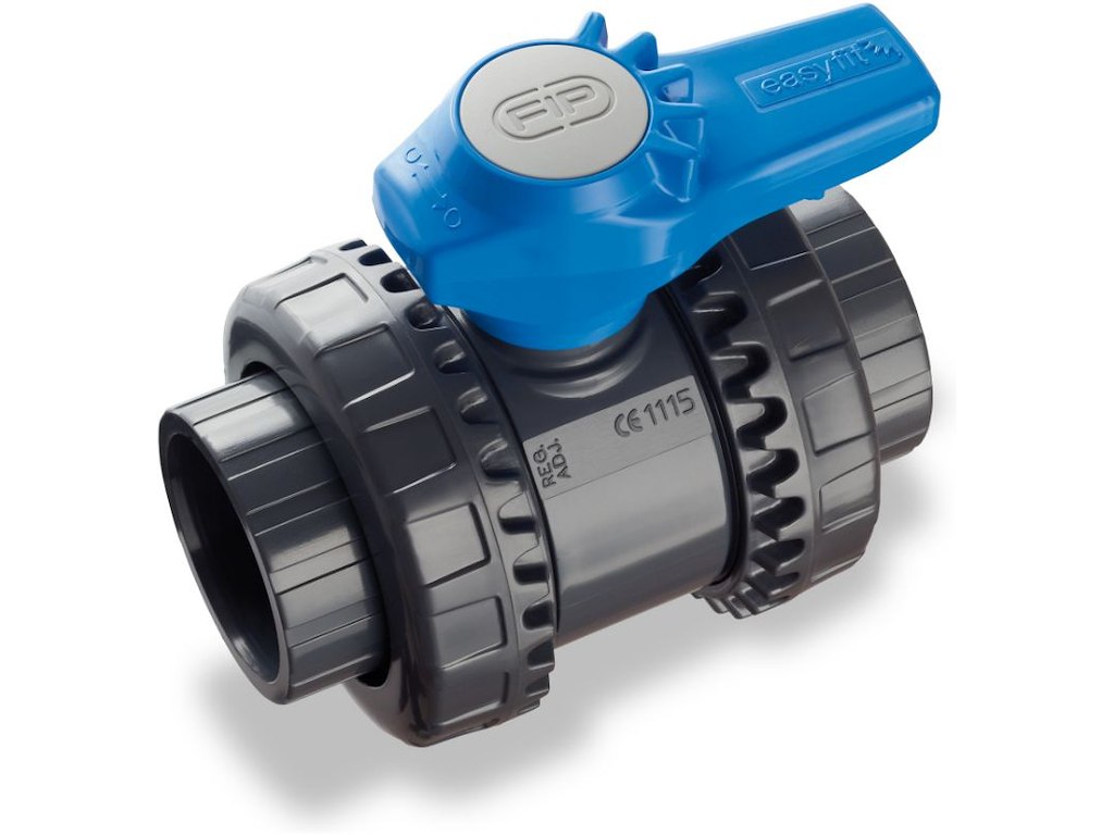 PVC Kugleventil, Type VE, PE/EPDM