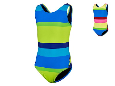 Badedragt til piger | Kids Barcelona Stripes | Maxcomfort | BECO