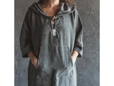 Poncho med hætte | 2 str. | Finnsa