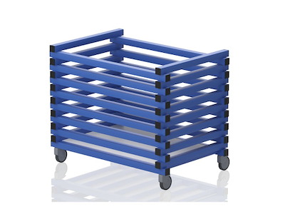 Vogn u/låg 104 x 69 x 84 cm | T(S) | Vendiplas