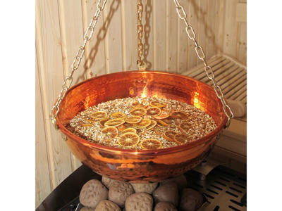 Kobberskål | M/kæde og krog | 10 l | Finnsa