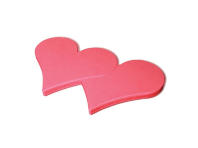 "Heart Double" | 680 x 1180 x 50 mm | Malmsten