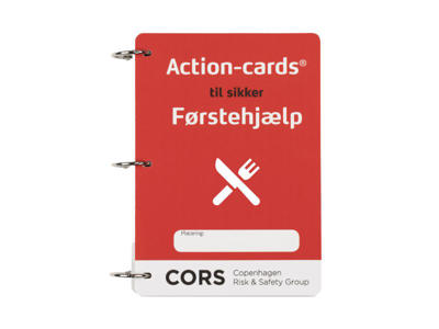 Førstehjælpsguide t/restauranter & caféer | Action-cards®
