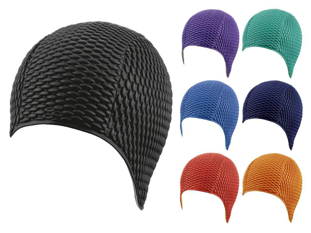 Badehætte t/voksne | Gummi | Damemodel | M/bobler | BECO