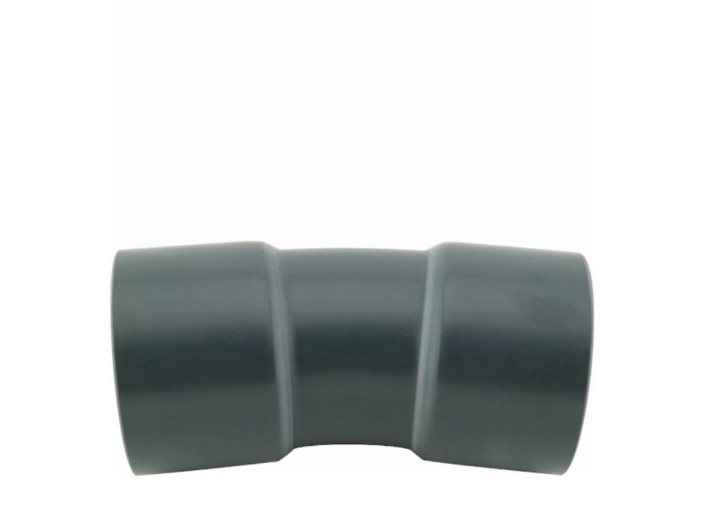 PVC-bøjning | 15° | PN12,5 | Lavet af rør | Indv. lim