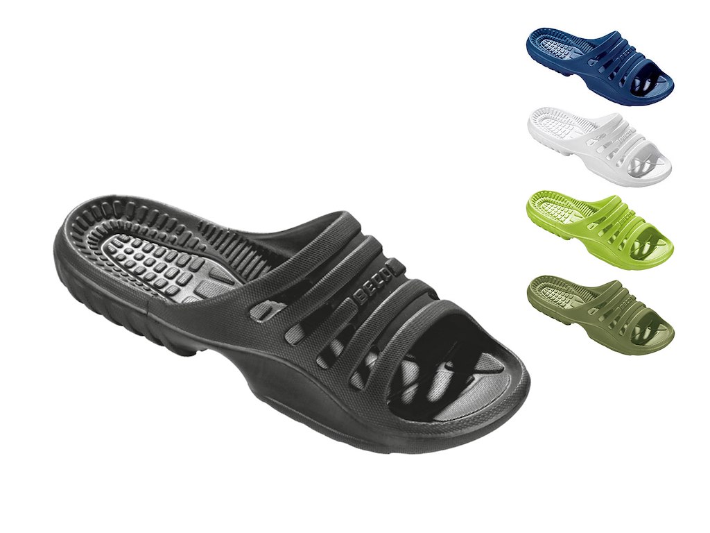 Badesandaler t/mænd | Ensfarvet | Str. 41-48 | BECO