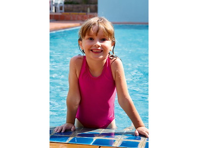 Badedragt t/piger | Ensfarvet | BECO