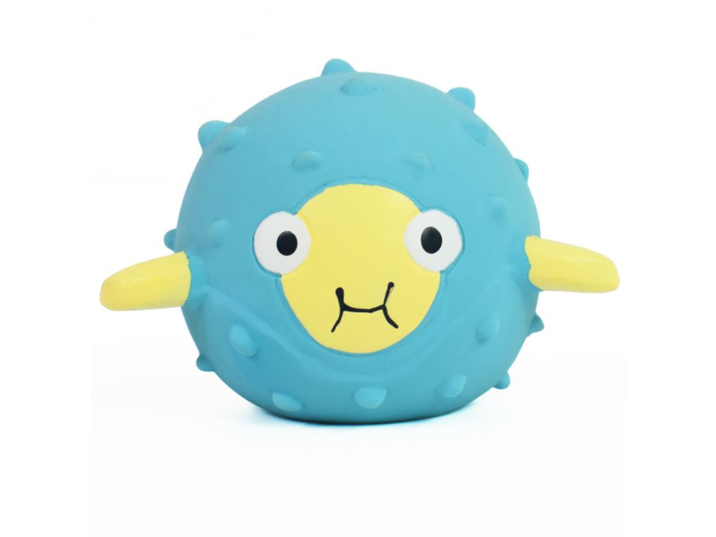Badedyr "Puffer Fish" i latex - blå | Splash About