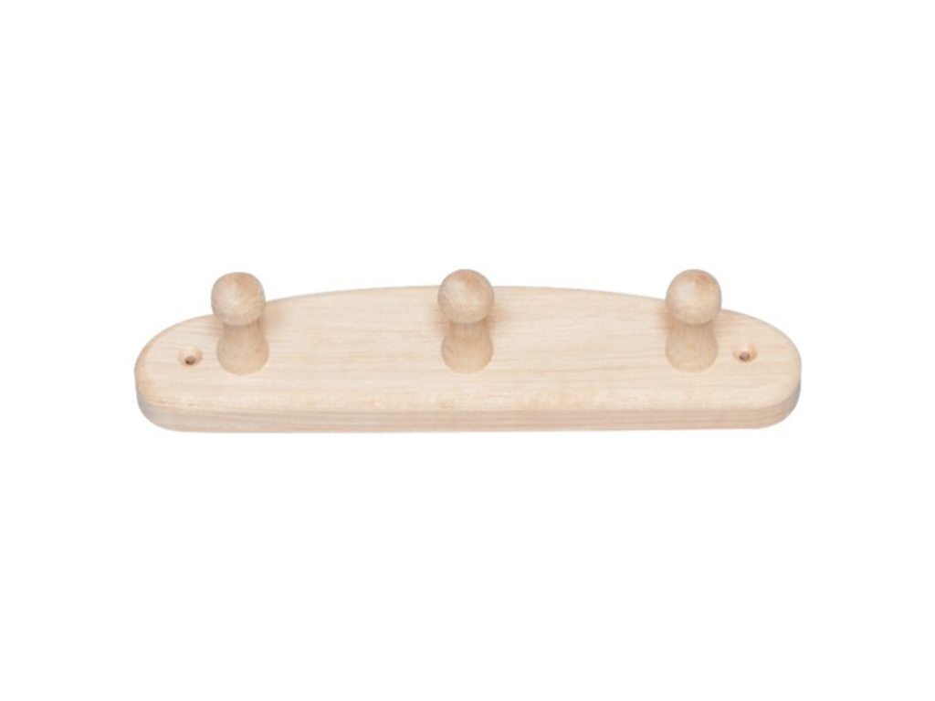 Håndklædeholder | Elletræ | M/3 knager | Finnsa