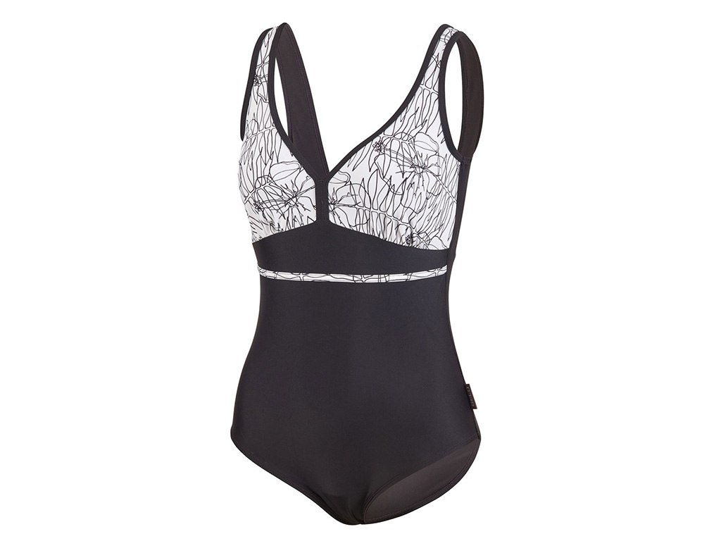 Badedragt | Flower Lines | Classic V-neck | C-skål | BECO