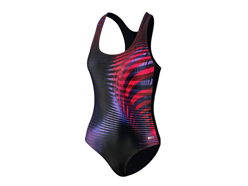 Badedragt t/kvinder | Sort m/print | BECO