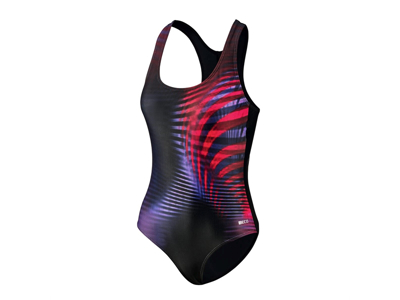 Badedragt t/kvinder | Sort m/print | BECO