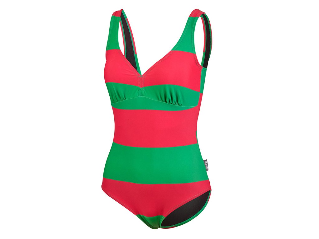 Badedragt | Hawaii Stripes | Classic V-Neck | C-skål | BECO