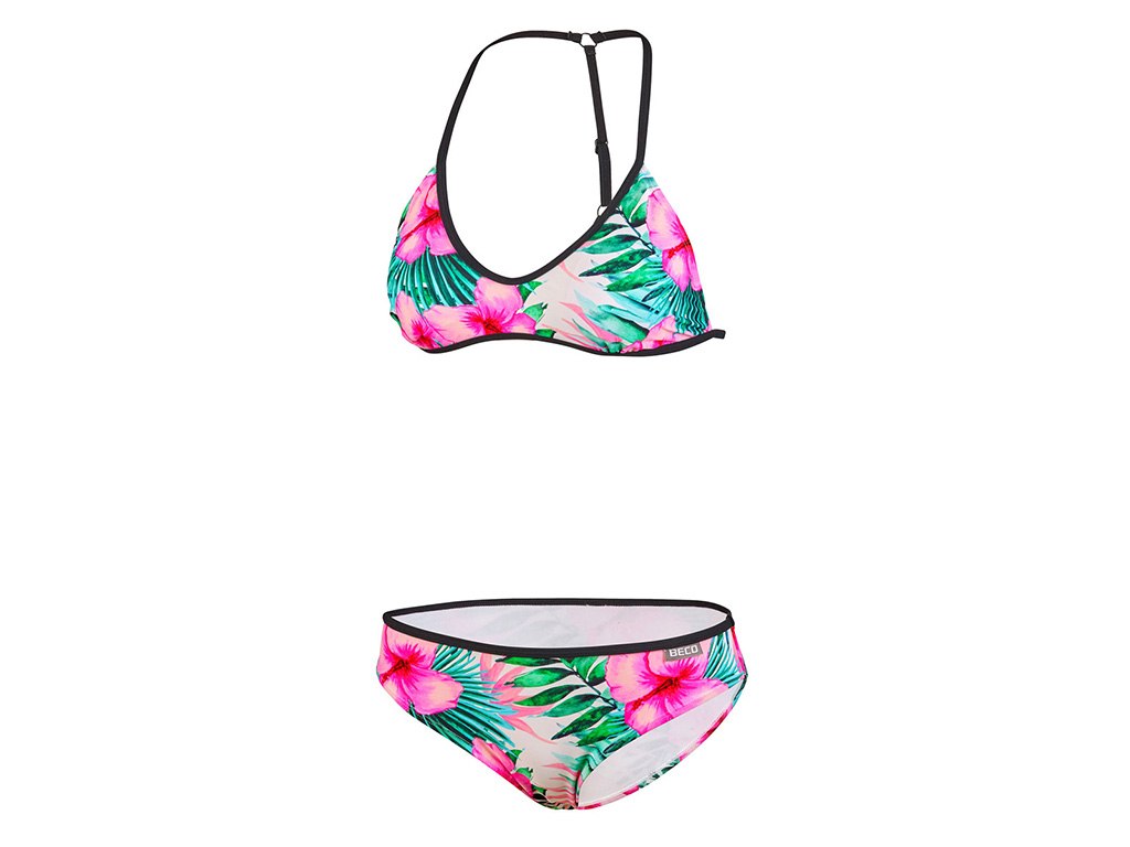Bikini | Hawaii Flowers | T-back  | B-skål | BECO