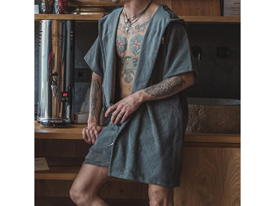 Unitux badekåbe, antracit | Unisex | Finnsa