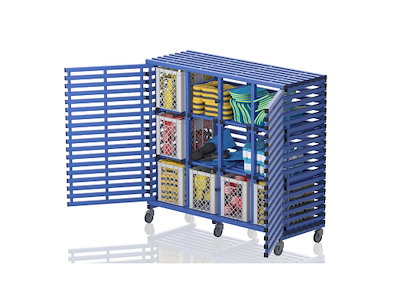 Vogn m/låger m/u/tophylde 176 x 76 x 227 cm | GIGA12 | Vendiplas