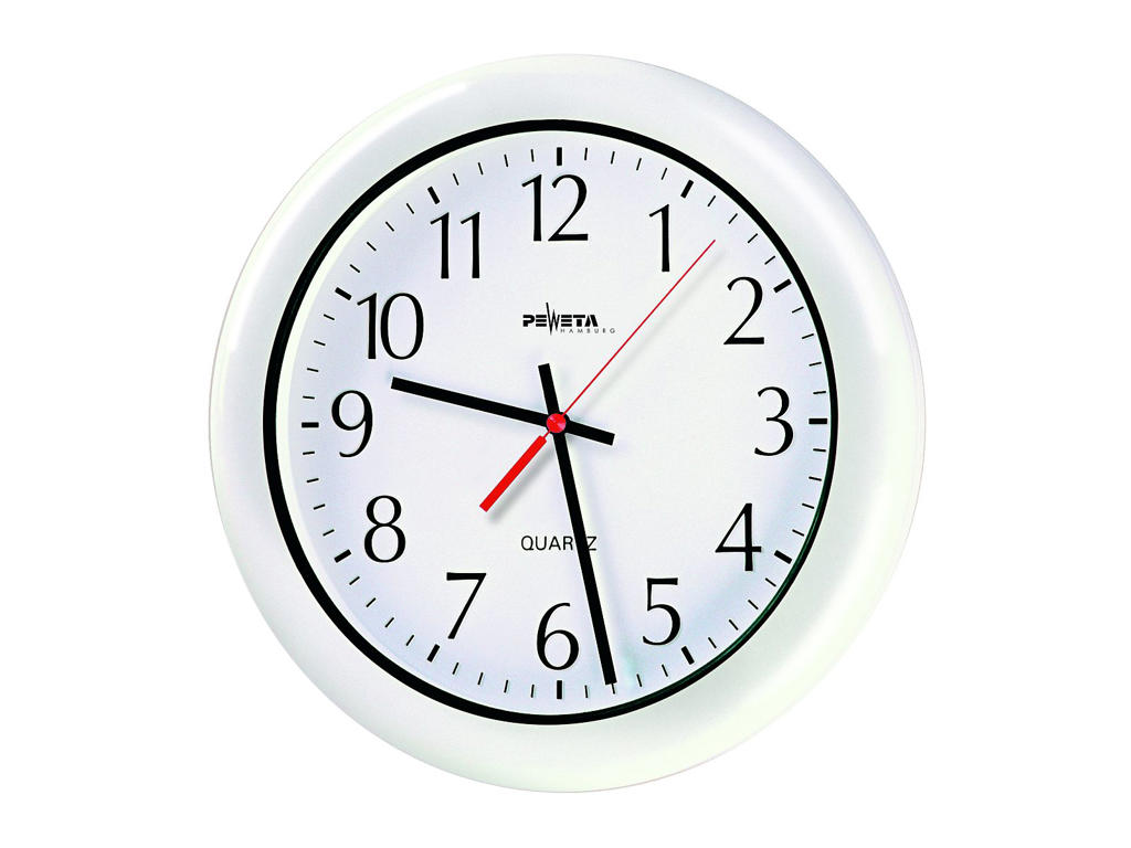 Vægur t/indendørs | Ø 300 mm | IP64 | Peweta