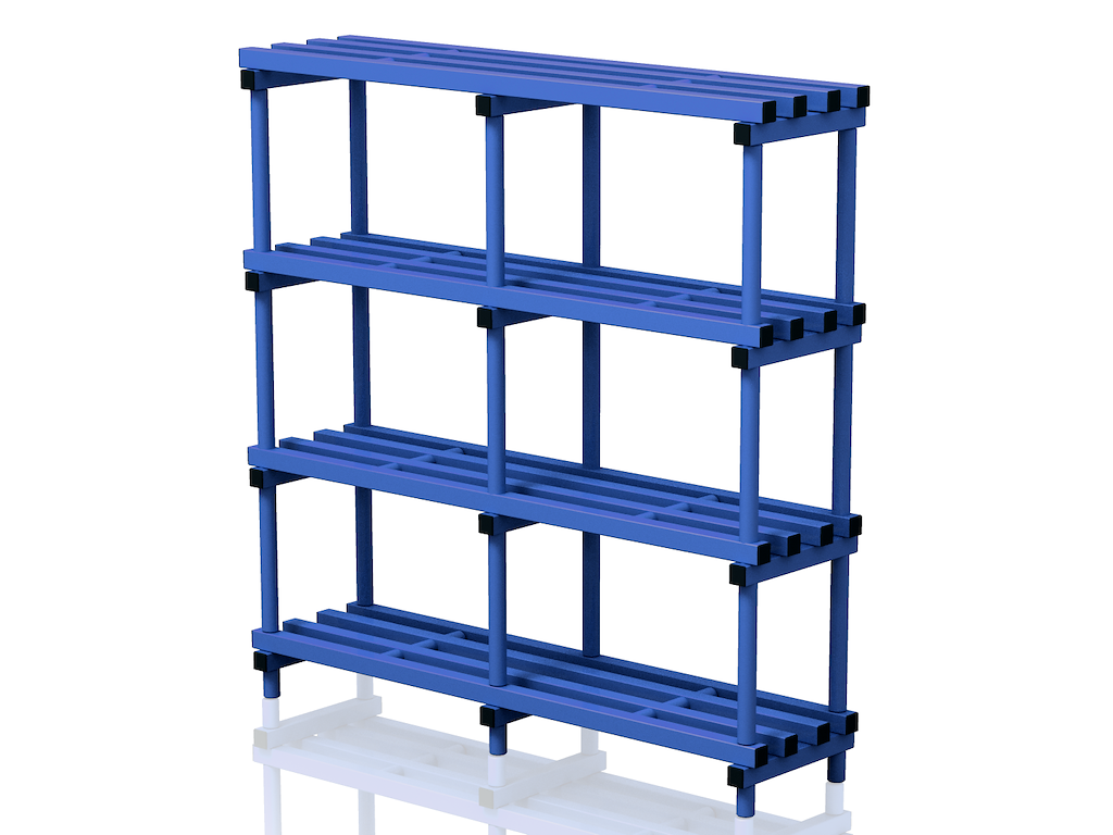 Reol 150 x 40 x 153 cm | S1500/400L4 | Vendiplas