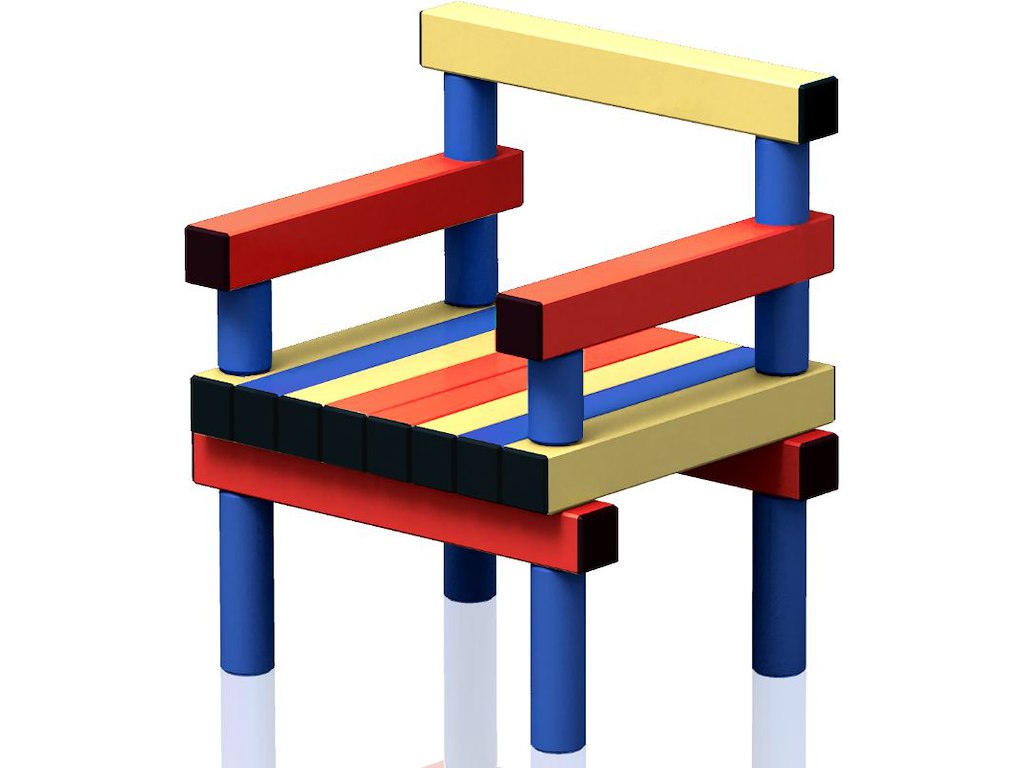 Børnestol m/armlæn 39 x 35 x 47 cm | KDS(CH/A) | Vendiplas