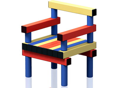 Børnestol m/armlæn 39 x 35 x 47 cm | KDS(CH/A) | Vendiplas