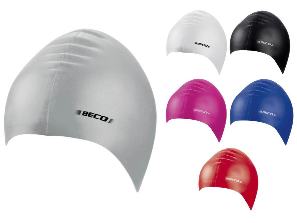 Badehætte t/børn | Silikone | Ensfarvet | BECO