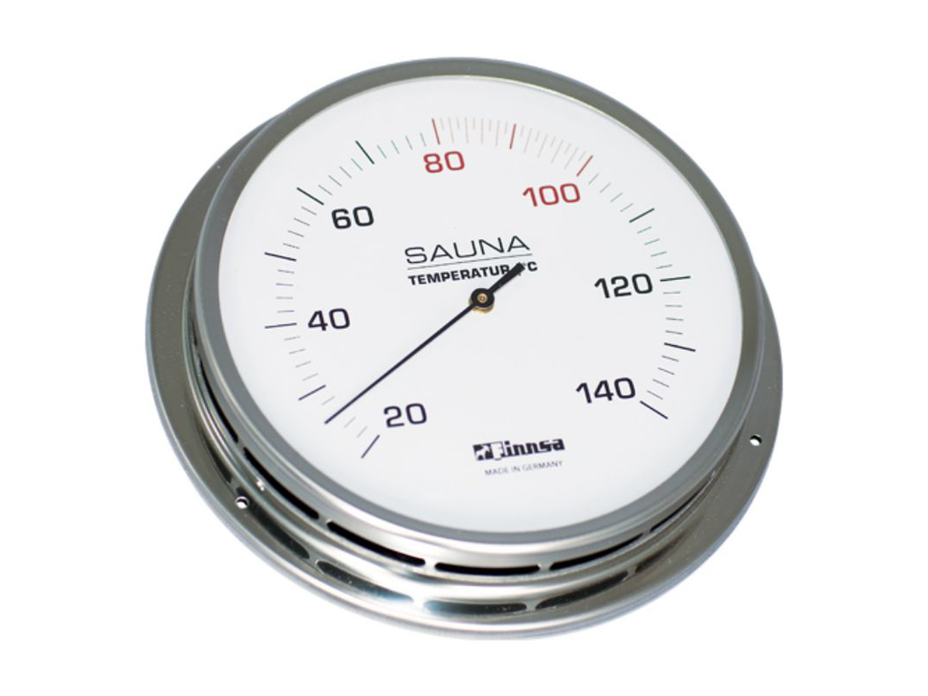 Sauna termometer | m/flange | 130 mm | Trend | Finnsa