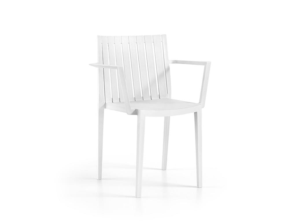 Stol i plast m/armlæn | Vera | Balliu