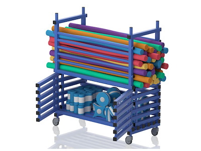 Vogn m/låger 135 x 57 x 150 cm | NDL1350DR | Vendiplas