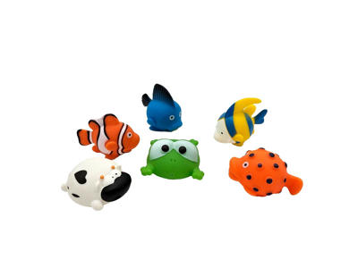 Sprøjtedyr med hul "Quaks & Co" | 6 stk. | BECO