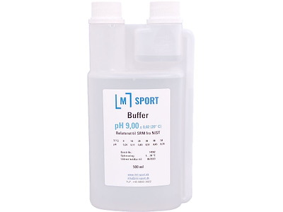 Buffer 500 ml | pH 9 | Doseringsflaske