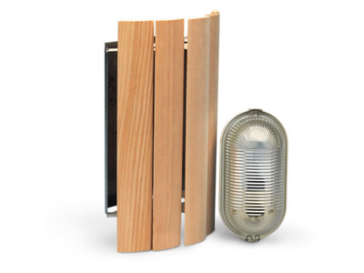 Sauna-hjørnelampe | Porvoo | Komplet | Finnsa
