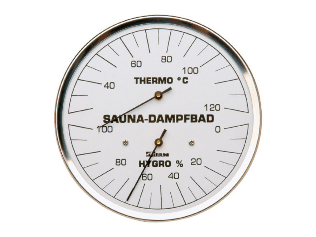 Dampbad | Termo/hygrometer | 130 mm | Finnsa