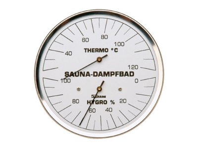 Dampbad | Termo/hygrometer | 130 mm | Finnsa