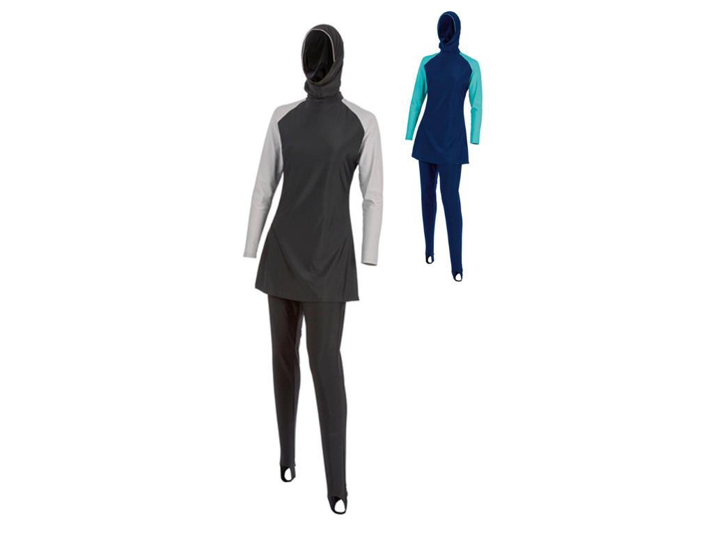 Burkini t/kvinder | Tofarvet | BECO