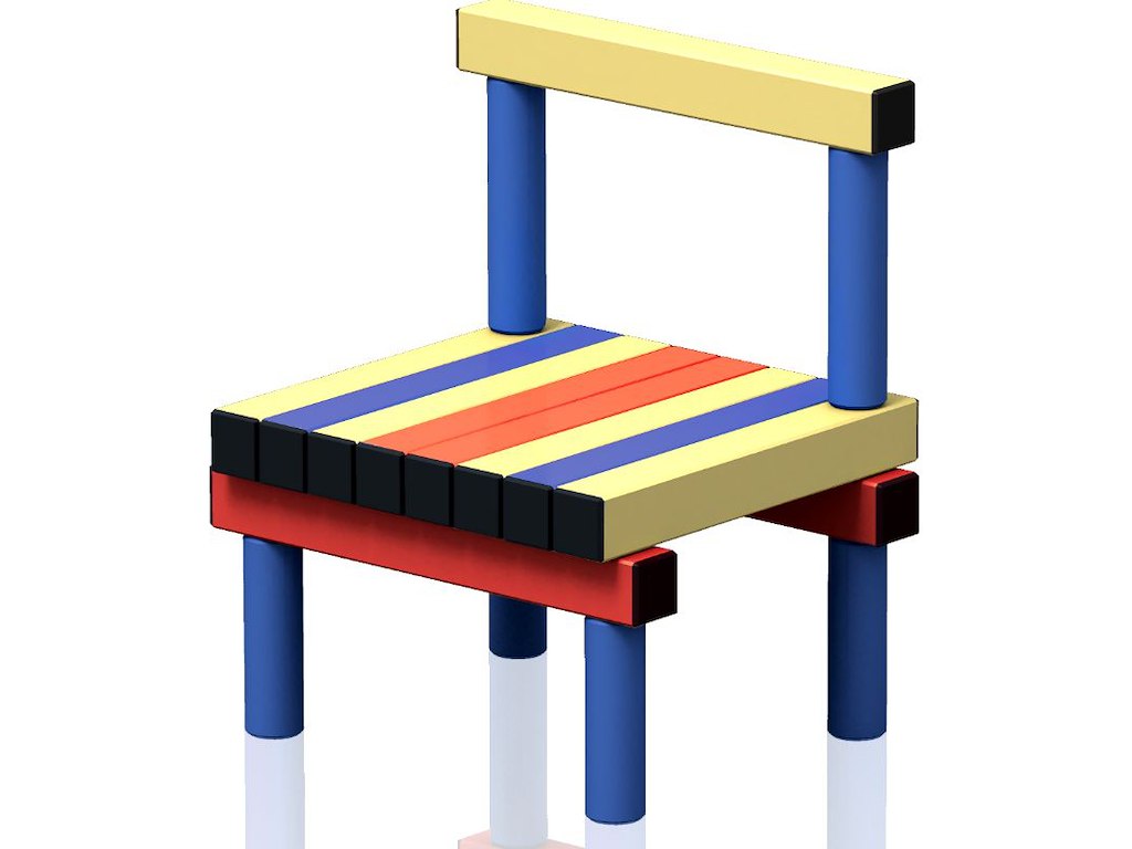 Børnestol u/armlæn 30 x 35 x 47 cm | KDS(CH) | Vendiplas