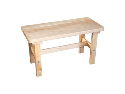 Saunabænk | 76 cm bred | Elletræ | Finnsa