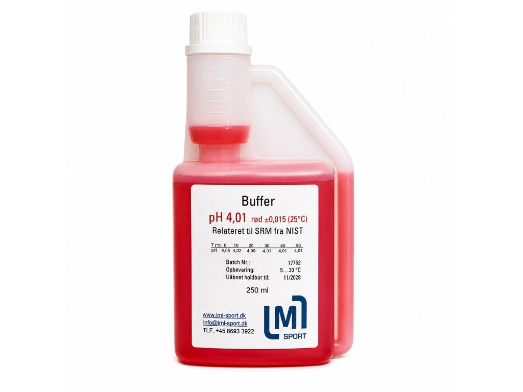 Buffer 250 ml | pH 4 | Doseringsflaske