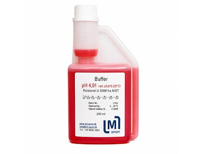 Buffer 250 ml | pH 4 | Doseringsflaske